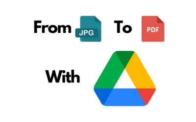 How To Convert JPG To PDF With Google Drive?