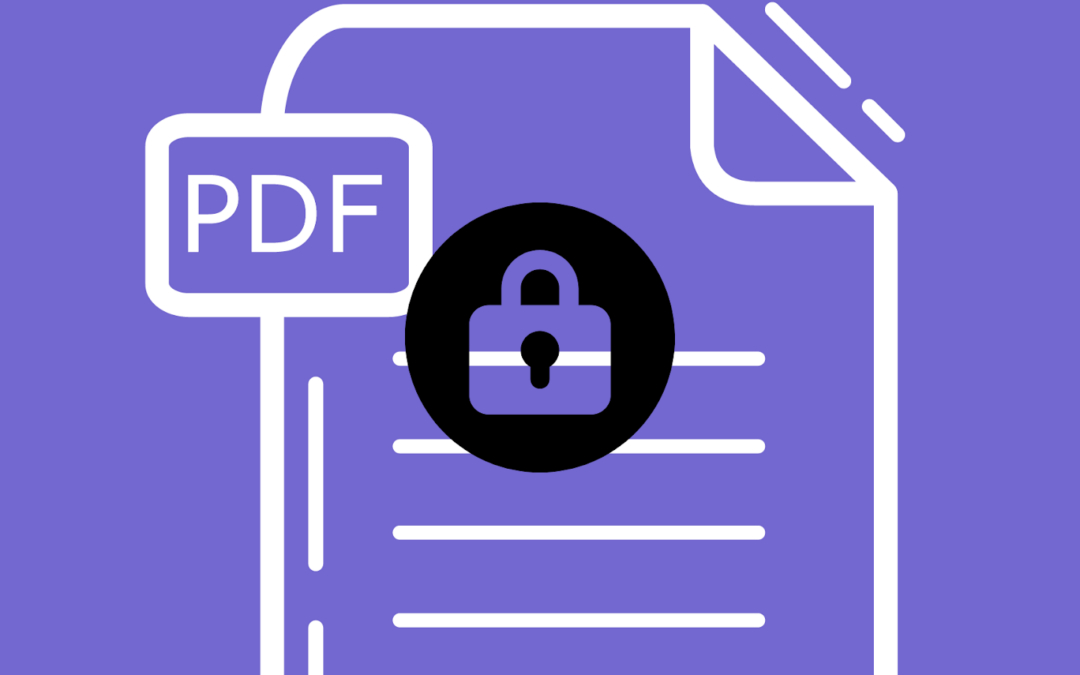 PDF Password protection